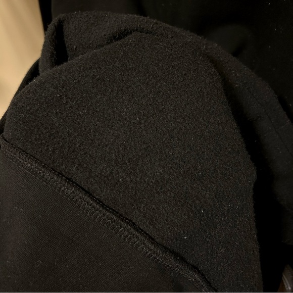 Topshop Cotton Fleece Black Hoodie - Picture 4 of 4